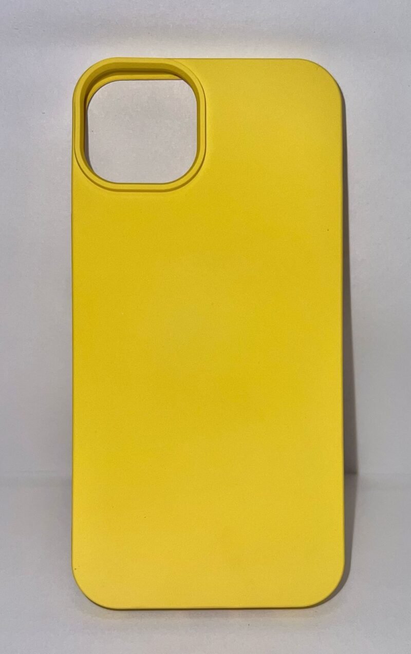 SILICONA SIN LOGO IPHONE 13 PRO AMARILLO
