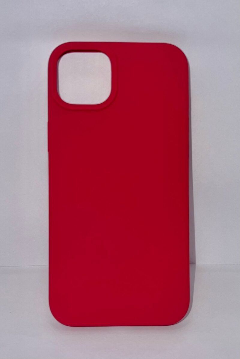 SILICONA SIN LOGO IPHONE 15 PLUS BORDO