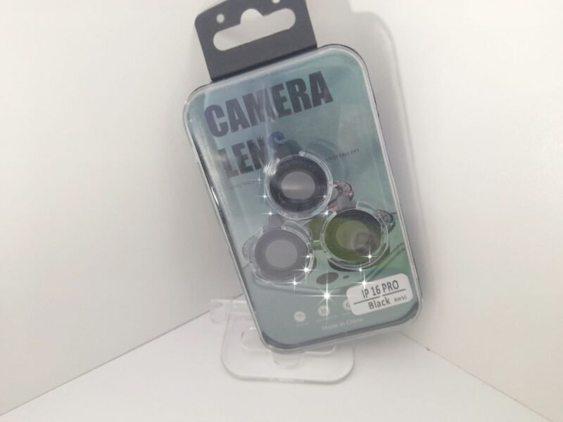 VIDRIO CAMARA BRILLANTINA IPHONE 13 BLACK