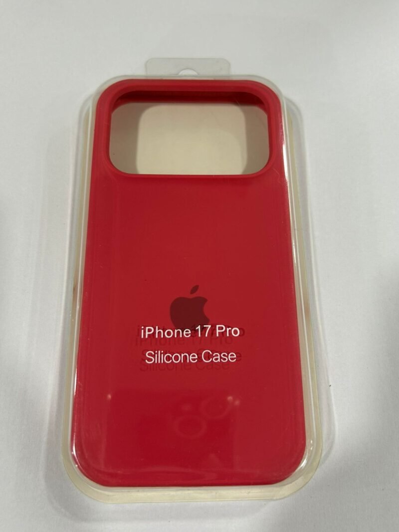 SILICONE CASE IPHONE 16E COL 14/33 ROJO