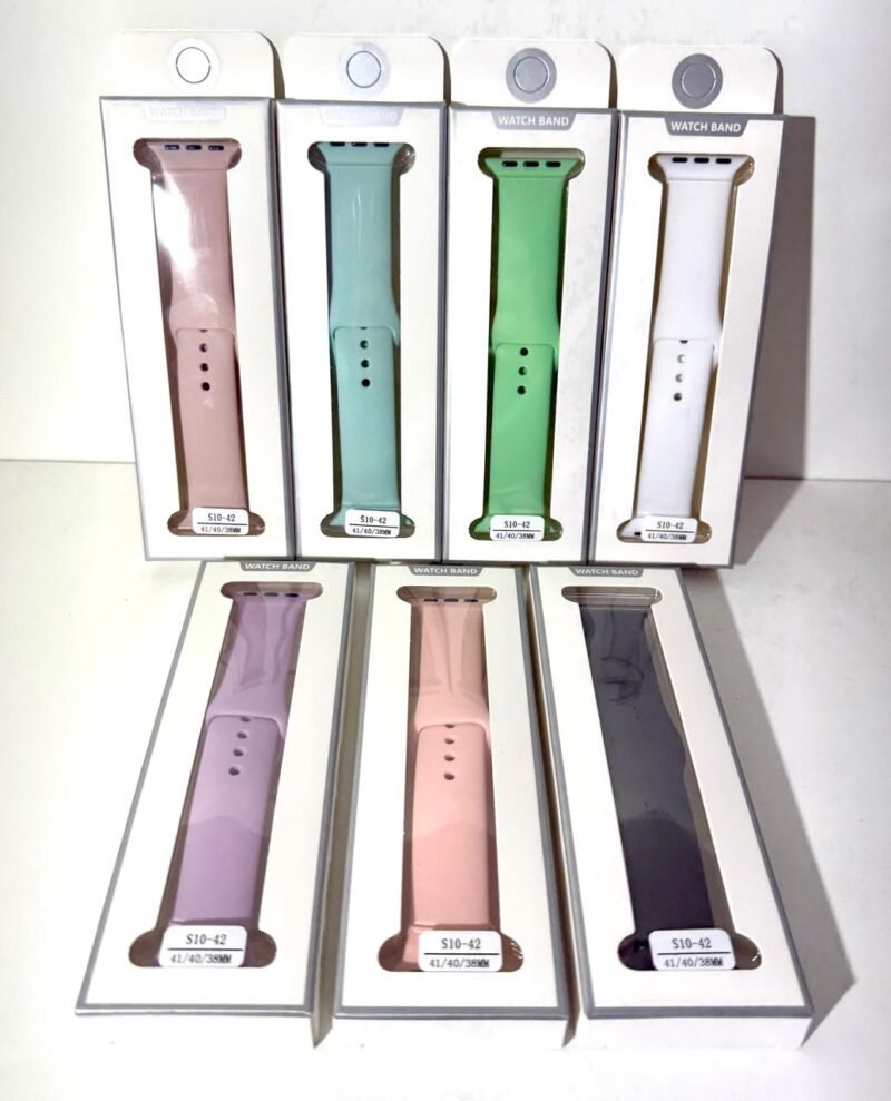 MALLA APPLE WATCH SILICONA ECONOMICA 44/45/49