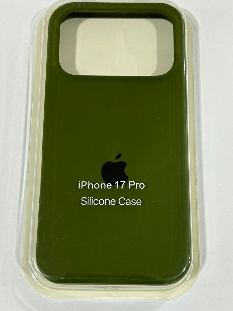 SILICONE CASE IPH 17 PRO MAX COL 61 VERDE PIN