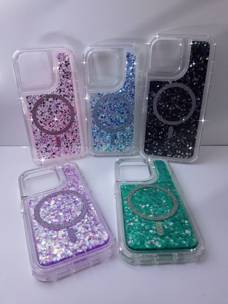 FUNDA GLITTER IPHONE 15