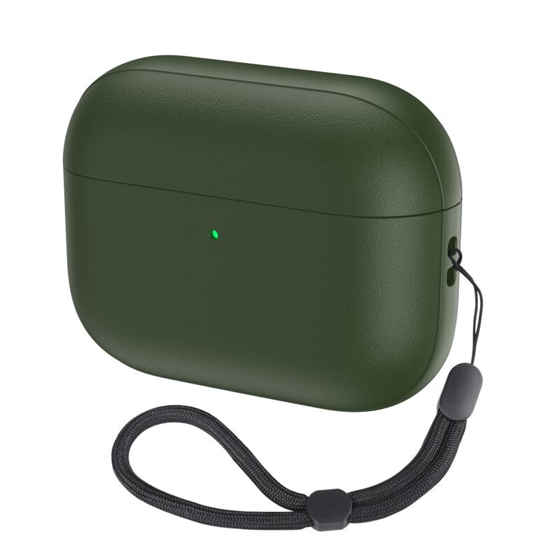 FUNDA ECOCUERO AIRPODS 4 VERDE