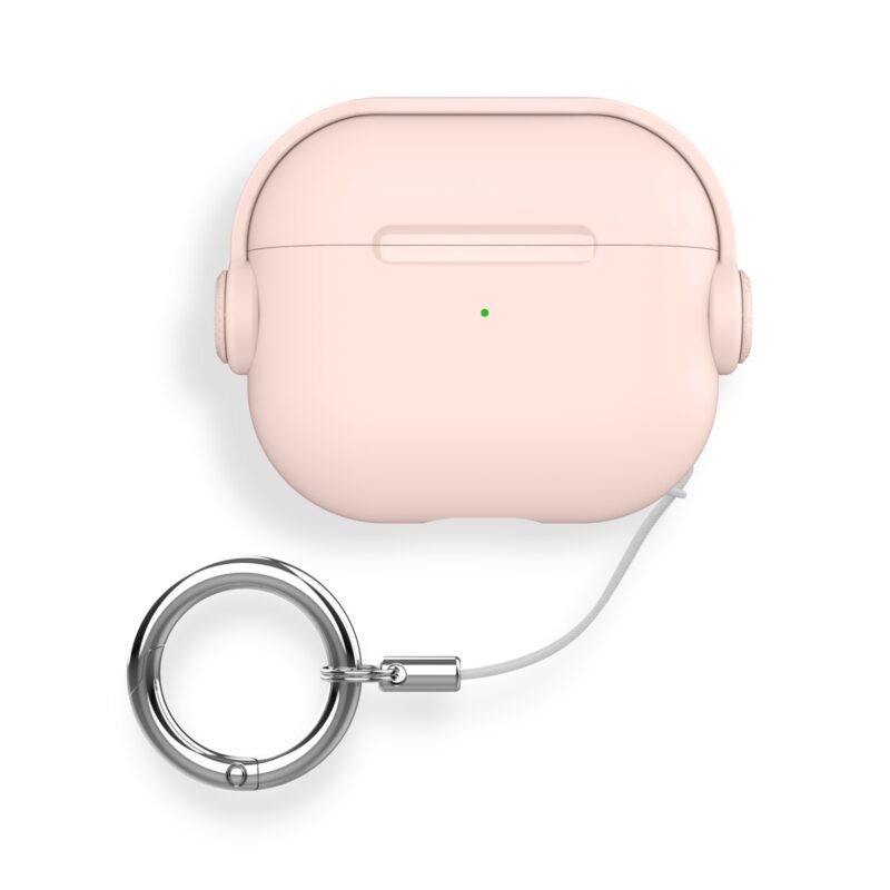 FUNDA MACAROON AIRPODS 4 ROSA