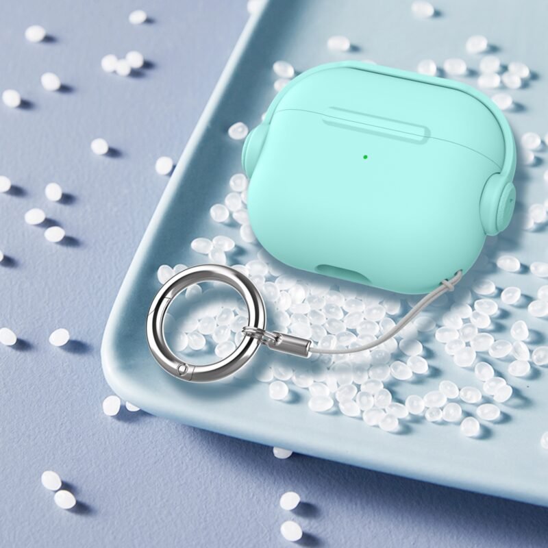 FUNDA MACAROON AIRPODS PRO 2 VERDE AGUA