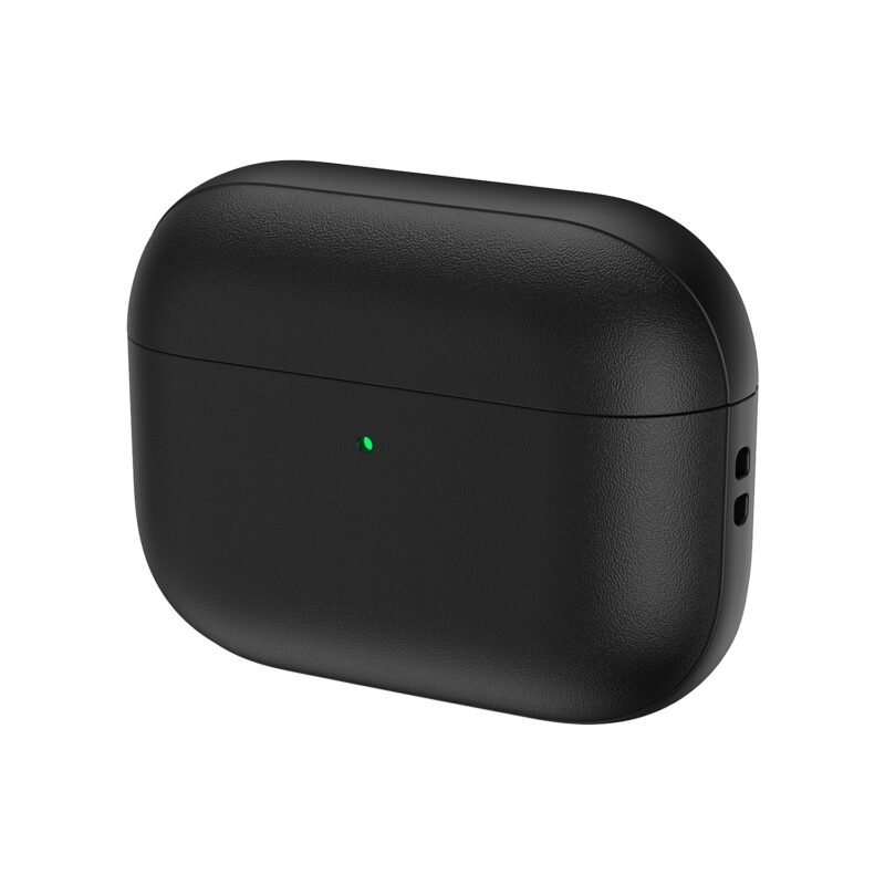 FUNDA ECOCUERO AIRPODS PRO 2 NEGRO